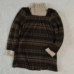 日本 ヴィンテージ ウール 森 はぐみ ニット トップス コーディネートセット