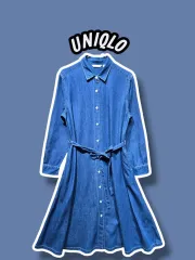 M ／ UNIQLO(ユニクロ) デニム ワンピース 0702