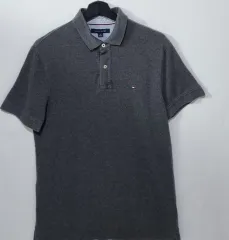 M （ 95 ） Tommy Hilfiger(トミーヒルフィガー) グレー PK 半袖Tシャツ