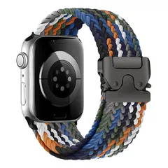 【新品】 [AiiBowy] Apple Watch 交換バンド 38mm/40mm/41mm/42mm アップルウォッチ バンド 40mm 編組ベルト ナイロン製 伸縮性 軽量 皮膚にやさしい 柔らかい 水洗可能 女性男性用 サイズ調節可能 コンパチブル 1