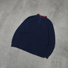ポロ Ralph Lauren(ラルフローレン) 新作 ハーフジップ ニット