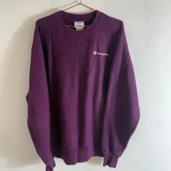 チャンピオン ブルーリバースウィーブ 起毛 パープル L