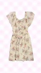 レストローズ オフショルダー ホルター フラワー ONE PIECE (フェアリー ペク・イェリン(BAEK YERIN) かる월 ヴィンテージ JINLI stc