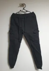 ブラック ジョガー 밴딩 パンツ)32