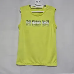 THE NORTH FACE ザノースフェイス 蛍光 ノースリーブ Tシャツ キッズ 身長 120-130cm 0703