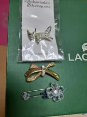 ブローチ3個まとめ売り アクセサリー