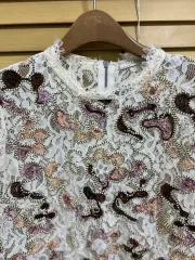 ZARA(ザラ) レディース レース刺しゅうブラウス M