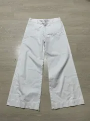 ポロラルフローレン 白 コットン パンツ