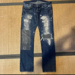 ヒステリック グラマー スタッズ パッチデニム