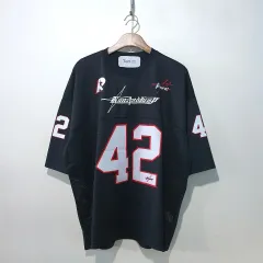 SS新作) 42 メッシュ ジャージ 半袖Tシャツ 2color