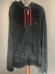 ポロ フード付き ジップアップパーカー XL