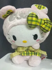 (タグあり) クラシックパンダ ハローキティ ぬいぐるみ ピンク 日本 正規品 Sanrio