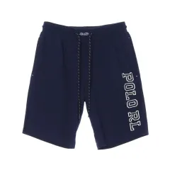 正規品 L ポロ ラルフ ローレン ネイビー ロゴ スウェットパンツ ショートパンツ ハーフパンツ