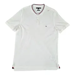 (即納) トミーヒルフィガー ヘンリーネック PK 半袖Tシャツ