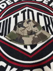 フレンチ アーミー ミリタリー ブーニー ハット ウッドランド カモフラージュ ユーロピアン フィールド キャップ 59cm