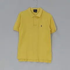 POLO RALPH LAUREN（ポロラルフローレン） レディース 12-18/90 半袖ポロシャツ 春夏 イエロー 00237