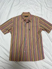 BURBERRY(バーバリー ) ブラックレーベル 半袖 ストライプ シャツ