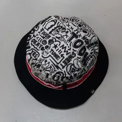 ミッキーマウス バケットハット 57 ブラック 春夏 16237