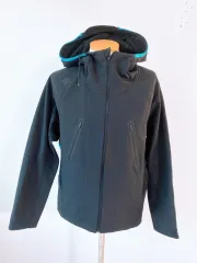 (本物) Descent 起毛フード付き機能性ジップアップジャケット (メンズ) 95 ）