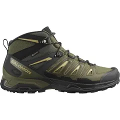 サロモン メンズ シューズ ブーツ・レインブーツ Salomon X ULTRA PRIME 2 MID GTX BlackAsph OliveBlack ブラックのサムネイル