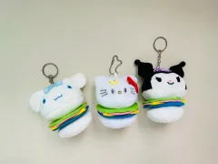 ハローキティ シナモロール クロミ ぬいぐるみ キーホルダー