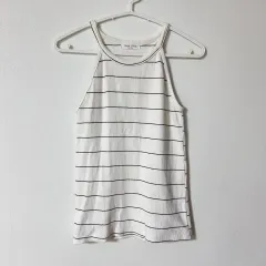 ホルターネック ボーダー柄 ストライプ ノースリーブ