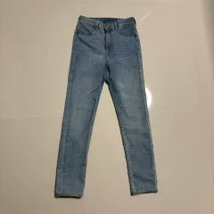 正規品 H ＆ M レディース ハイウエスト デニムパンツ スパン糸 デニム