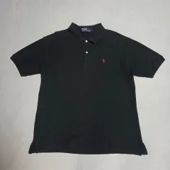 95 100 POLO RALPH LAUREN(ポロラルフローレン) ポニー ロゴ ショートスリーブカラーネック t シャツ M
