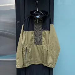 Columbia ヴィンテージ ブロック ウインドブレーカー アノラック m