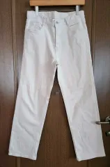 ストレート ハイウエスト ストレッチ パンツ M