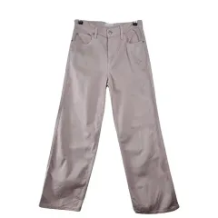 UNIQLO UNIQLO(ユニクロ) ライト ピンク デニム 27 インチ コットン 100 %