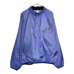 90年代 L.L.Bean エルエルビーン ハーフスナップ プルオーバージャケット アウトドア パープル(メンズ L)中古 古着 X6007