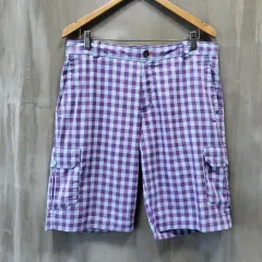 ナイキ ゴルフ チェック柄 ハーフパンツ/メンズ(36インチ)/B421