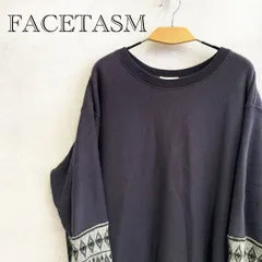FACETASM モヘヤ切替 スウェット トレーナー OA-SW-U02 F グレー  メンズ ファッション_218023のサムネイル