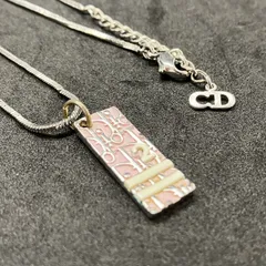 Christian Dior　ディオール　ネックレス　トロッター　No.2　ピンク系　4153