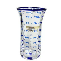 肥前びーどろ 宙吹きガラス  縄文 一口 ビールグラス