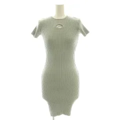 ダーリッチ Darich エンブレムリブニットミニワンピース Free-L グレー /DF ■OS