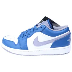 NIKE (ナイキ) Air Jordan 1 Low True Blue エアジョーダン1 トゥルーブルー ローカットスニーカー US9/27cm 553558-412