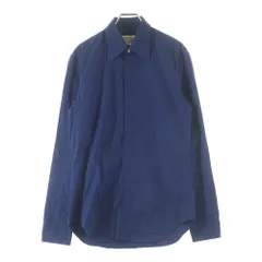 Maison Martin Margiela (メゾンマルタンマルジェラ) 21SS 比翼ボタン 長袖シャツ ネイビー S50DL0435 S43001のサムネイル