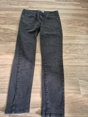 ブラック スキニージーン デニム パンツ (まとめ7枚 1万円)