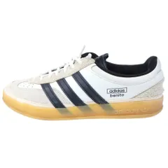 adidas (アディダス) ×BAD BUNNY GAZELLE INDOOR バットバニー ガゼル インドア ローカットスニーカー ブラック/ホワイト US9/27cm IF9735
