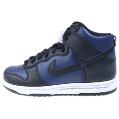 NIKE (ナイキ) ×FRAGMENT DUNK HIGH TOKYO フラグメント ダンク 東京 ハイカットスニーカー ネイビー US7.5/25.5cm DJ0383-400