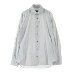 JIL SANDER (ジルサンダー) ストライプ レギュラーカラー 長袖カッターシャツ グレーのサムネイル