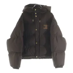 CELINE (セリーヌ) 23AW レザートリオンフ ジップアップ クロップド ナイロン ダウンジャケット ブラウン 2W66190.V19CO レディースのサムネイル