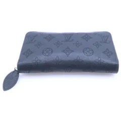 LOUIS VUITTON (ルイヴィトン) ジッピーウォレット ラウンドファスナー 長財布 モノグラムマヒナ ブラック M61867