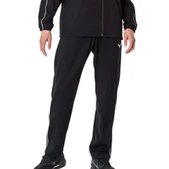 新品 トレーニングウェア ウォームアップパンツ 吸汗速乾 32MDA125 ブラック/ホワイト 2XL