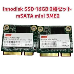 #【innodisk SSD 2枚セット】イノディスク mSATA mini 3ME4 SSD 16GB DEMSM-16GM41BC1DC ノートパソコン ハードディスク PC ストレージ