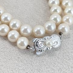 現行クラスプ✨MIKIMOTO ミキモト パール ネックレス イヤリング 7mm