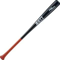 新品 ゼット(ZETT) 軟式野球 バット プロモデル 木製 80cm 650g平均 レッド×ブラック(6319MO) 日本製 BWT75380
