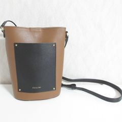 美品 CULLNI クルニ レザーミニバケツバッグ ショルダーバッグ 